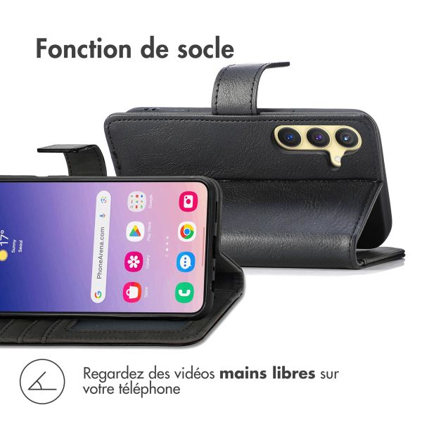 imoshion Étui de téléphone portefeuille Luxe Samsung Galaxy S24 Plus - Noir