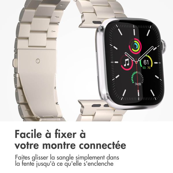 iMoshion Bracelet en acier Apple Watch Series 1-9 / SE - 38/40/41 mm - Starlight