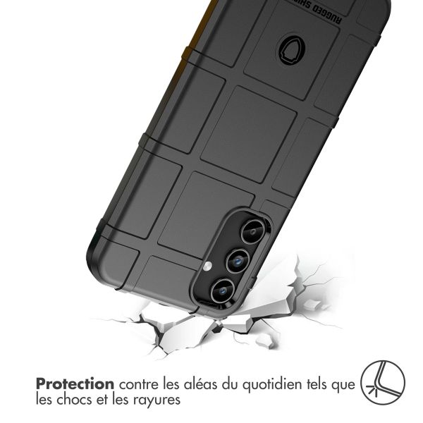 iMoshion Coque Arrière Rugged Shield Samsung Galaxy A15 (5G/4G) - Noir