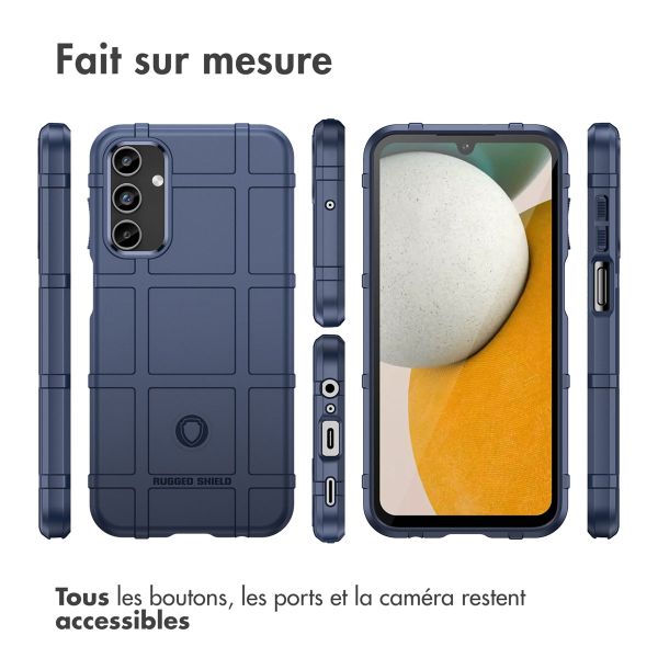 iMoshion Coque Arrière Rugged Shield Samsung Galaxy A15 (5G/4G) - Bleu foncé