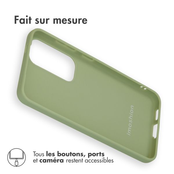 iMoshion Coque Couleur Samsung Galaxy S24 - Olive Green