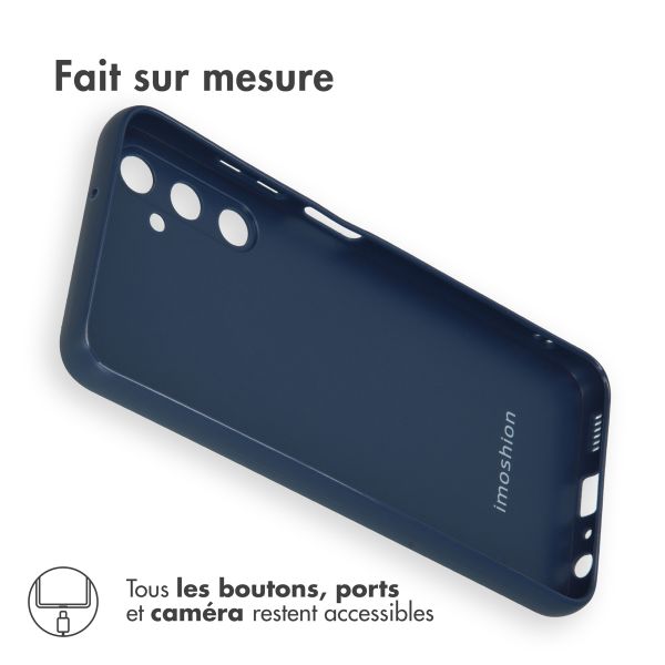 iMoshion Coque Couleur Samsung Galaxy A05s - Bleu foncé