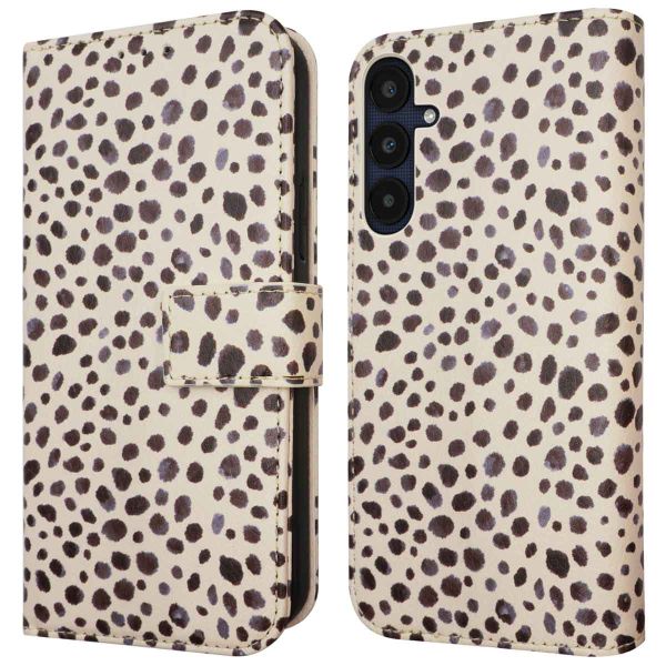 iMoshion Étui de téléphone portefeuille Design Samsung Galaxy A35 - Black And White Dots