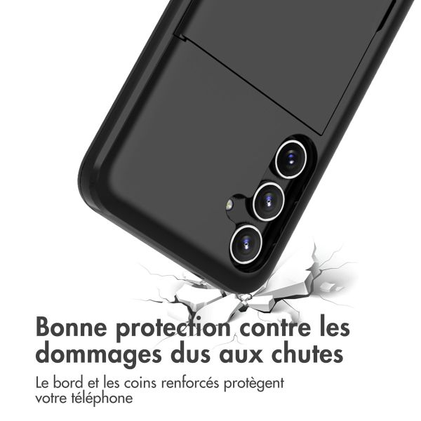 iMoshion Coque arrière avec porte-cartes Samsung Galaxy S23 FE - Noir