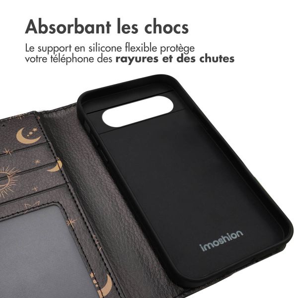 imoshion Étui de téléphone portefeuille Design Google Pixel 8a - Sky Black