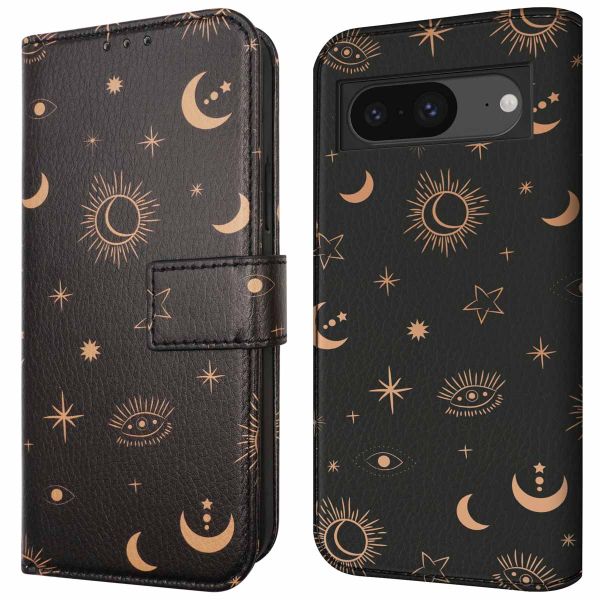 imoshion Étui de téléphone portefeuille Design Google Pixel 8a - Sky Black