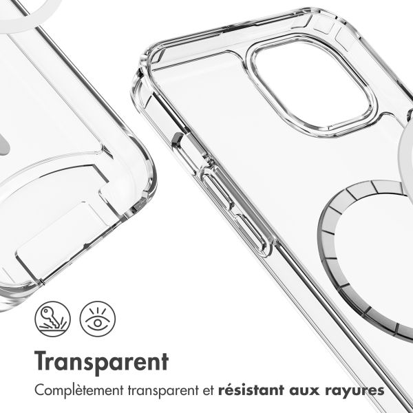 iMoshion Coque MagSafe avec cordon amovible iPhone 12 (Pro) - Transparent