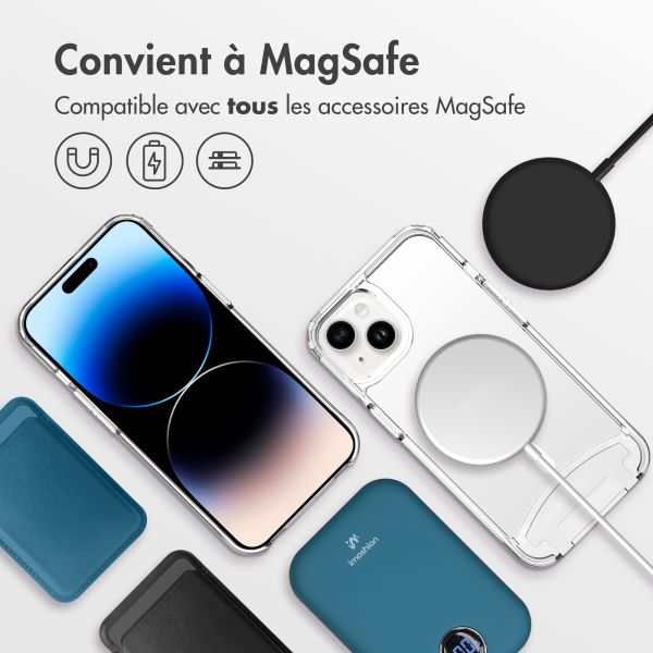 imoshion Coque MagSafe avec cordon amovible iPhone 14 - Transparent