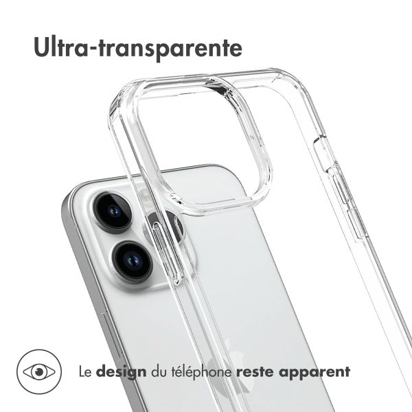 Accezz Coque Xtreme Impact iPhone 15 Pro Max - Transparent