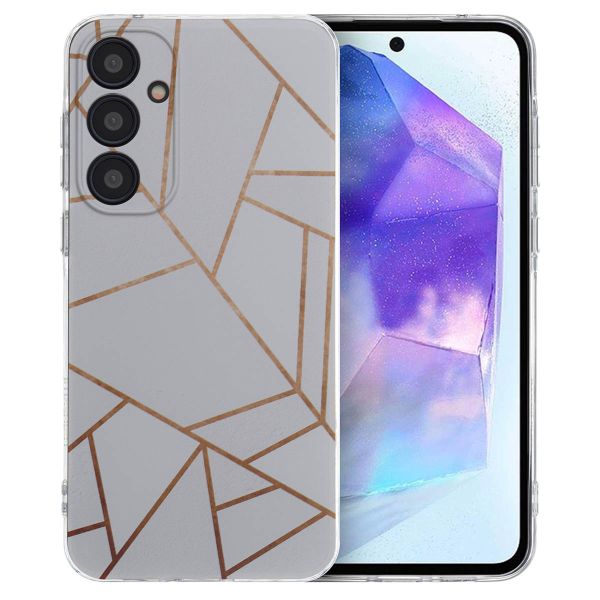 iMoshion Coque Design Samsung Galaxy A55 - White Graphic