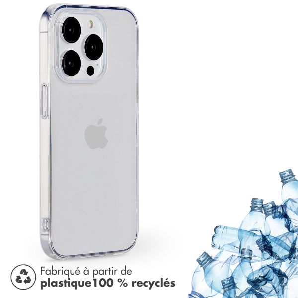 Accezz Coque Clear 100% recyclée iPhone 14 Pro - Transparent