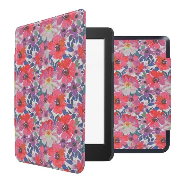 iMoshion Design Slim Hard Sleepcover Tolino Page 2 - Flower Watercolor