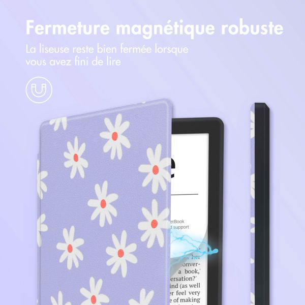 imoshion Design Slim Soft Sleepcover Pocketbook Verse / Verse Pro / Vivlio Light / Light HD - Flowers Distance