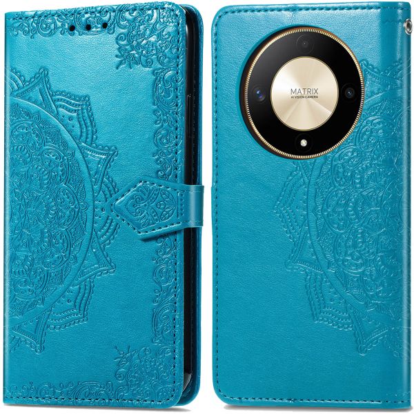 iMoshion Etui de téléphone portefeuille Mandala Honor Magic 6 Lite - Turquoise