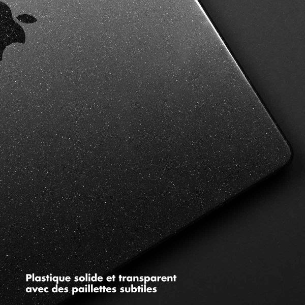 Selencia Coque Paillettes MacBook Pro 13 pouces (2020 / 2022) - A2289 / A2251 - Noir