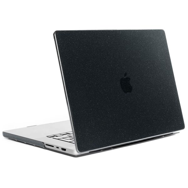 Selencia Coque Paillettes MacBook Pro 14 pouces (2021) / Pro 14 pouces (2023) M3 chip - A2442 / A2779 / A2918 - Noir