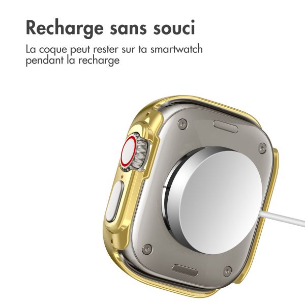 imoshion Coque rigide brillante à couverture complète pour Apple Watch Ultra / Ultra 2 - 49 mm - Or