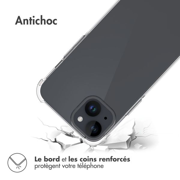 iMoshion Coque antichoc iPhone 15 - Transparent