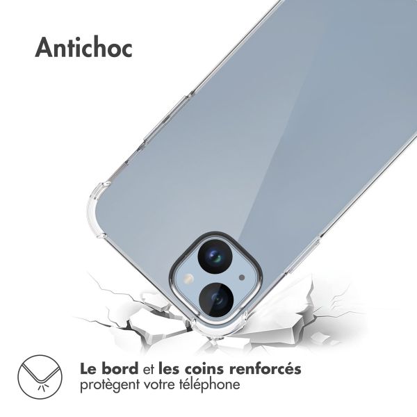 iMoshion Coque antichoc iPhone 15 Plus - Transparent