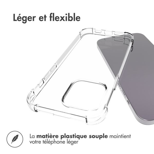 iMoshion Coque antichoc iPhone 15 Pro Max - Transparent