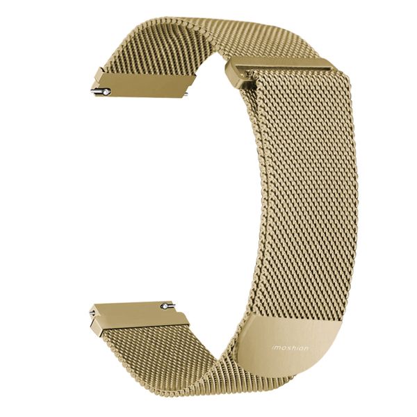 imoshion Bracelet magnétique milanais - Connexion universelle de 20 mm - Taille S - Champagne