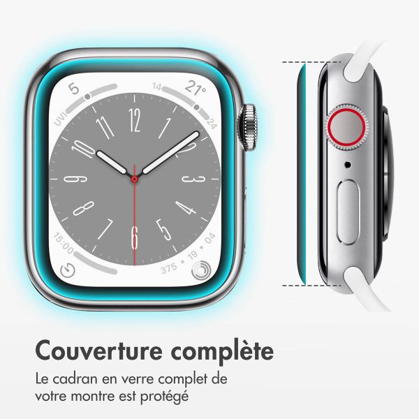 Accezz Protecteur d'écran avec applicateur pour Apple Watch Series 1-3 - 38 mm