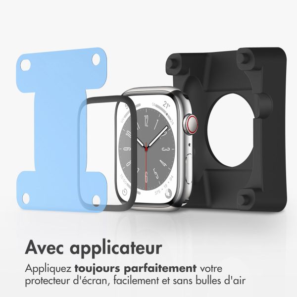 Accezz Protecteur d'écran avec applicateur pour Apple Watch Series 1-3 - 38 mm