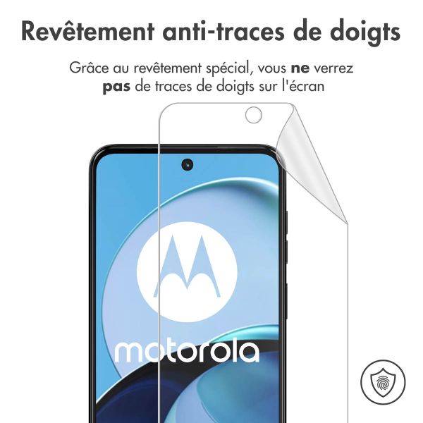 imoshion Protection d'écran Film 3 pack Motorola Moto G14 - Transparent