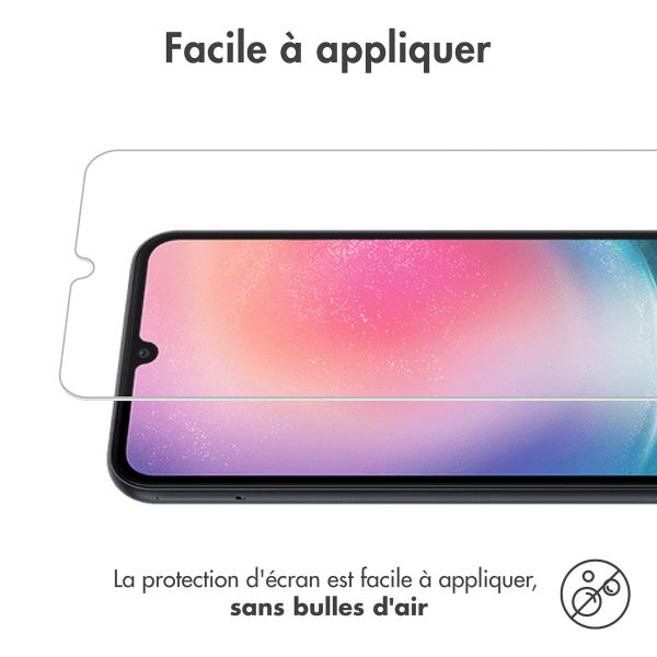 iMoshion Protection d'écran en verre trempé pour Samsung Galaxy A25 - Transparent