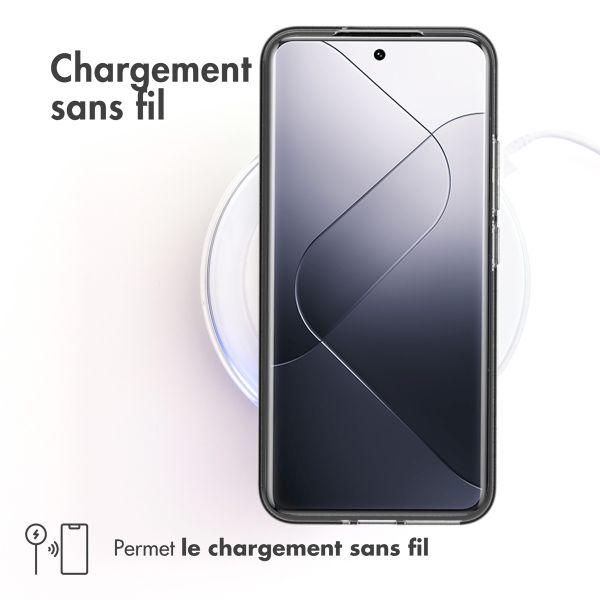 Accezz Coque Clear le Xiaomi 14 Pro - Transparent