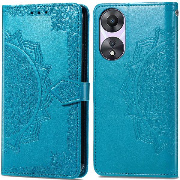 iMoshion Etui de téléphone portefeuille Mandala Oppo A58 - Turquoise