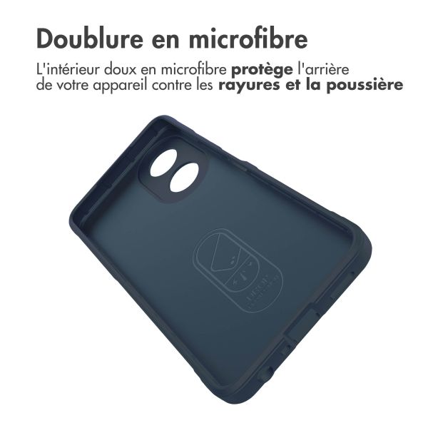 iMoshion Coque arrière EasyGrip Oppo A58 - Bleu foncé