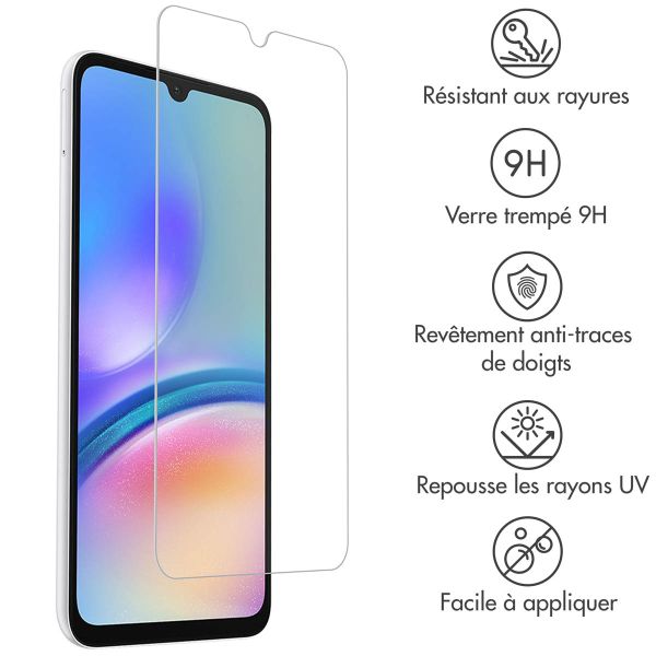 Accezz Protection d'écran en verre trempé Samsung Galaxy A05s - Transparent