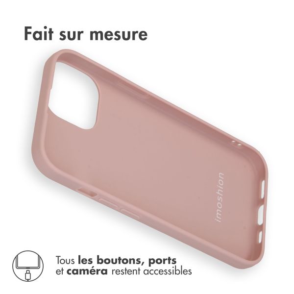 imoshion Coque Couleur iPhone 15 - Dusty Pink