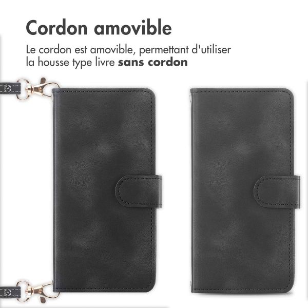 imoshion Etui de téléphone portefeuille avec cordon iPhone 11 - Noir