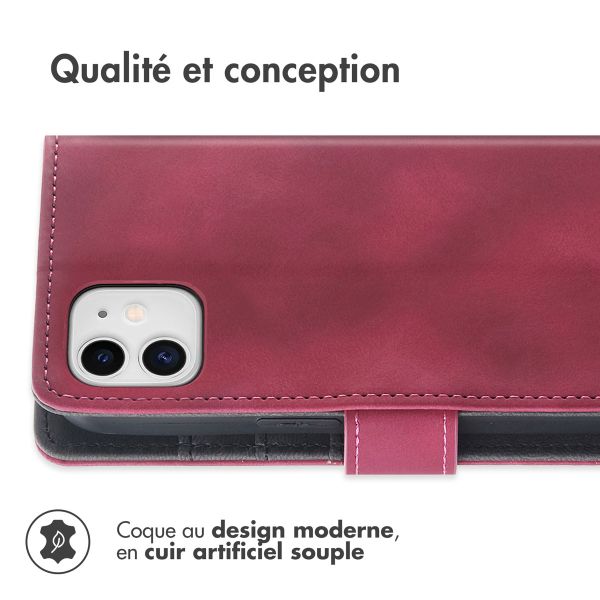 imoshion Etui de téléphone portefeuille avec cordon iPhone 11 - Rouge