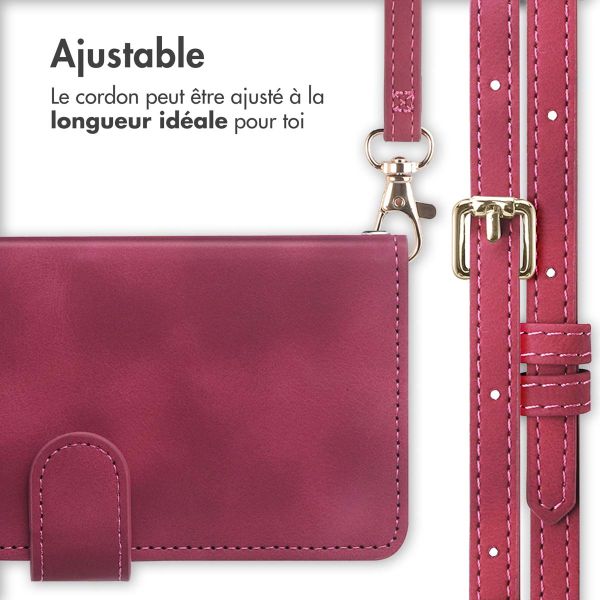 imoshion Etui de téléphone portefeuille avec cordon iPhone 11 - Rouge