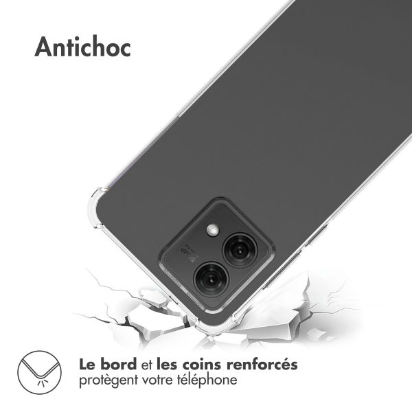 iMoshion Coque antichoc Motorola Moto G84  - Transparent