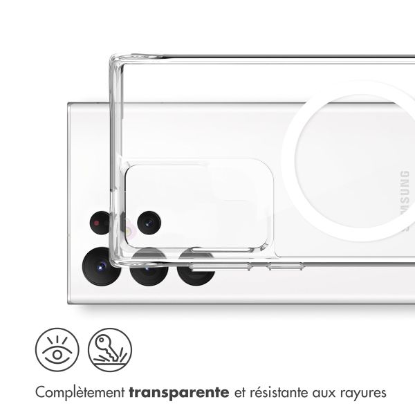 iMoshion Coque Rugged Air MagSafe Samsung Galaxy S24 Ultra - Transparent