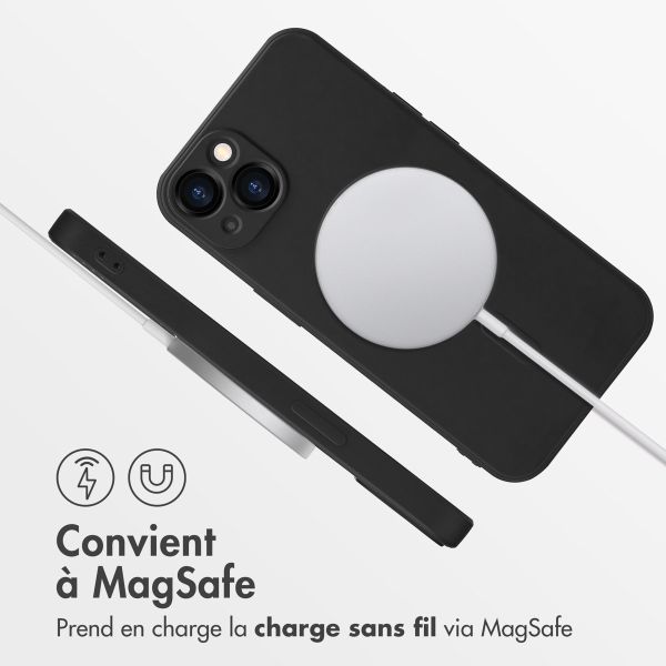 iMoshion Coque Couleur avec MagSafe iPhone 13 - Noir