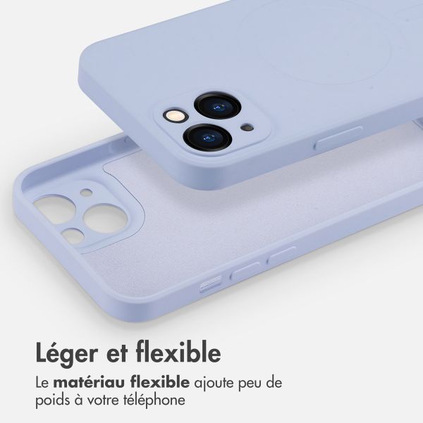 iMoshion Coque Couleur avec MagSafe iPhone 13 - Lilas