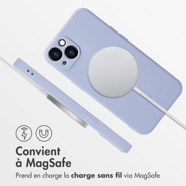 iMoshion Coque Couleur avec MagSafe iPhone 13 - Lilas