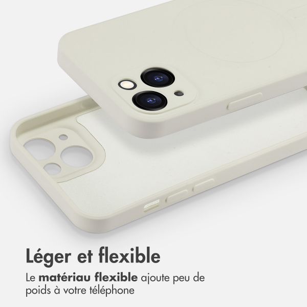 iMoshion Coque Couleur avec MagSafe iPhone 13 - Beige
