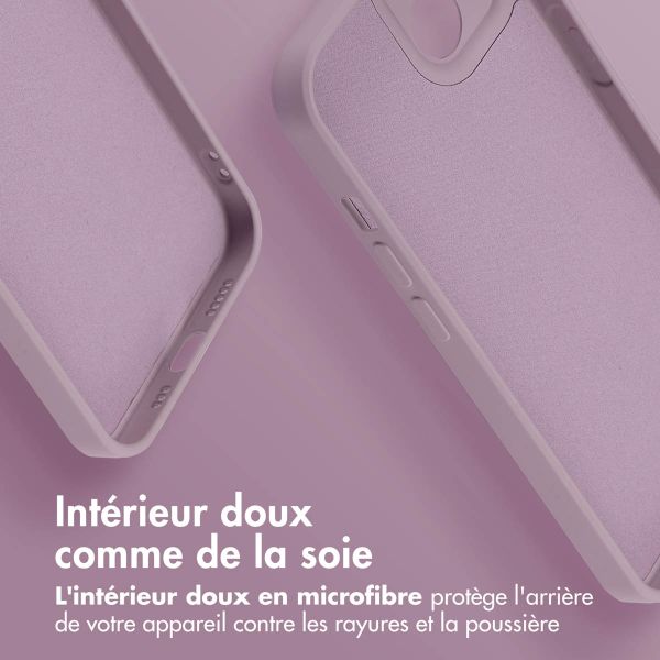 imoshion Coque Couleur avec MagSafe iPhone 13 - Violet