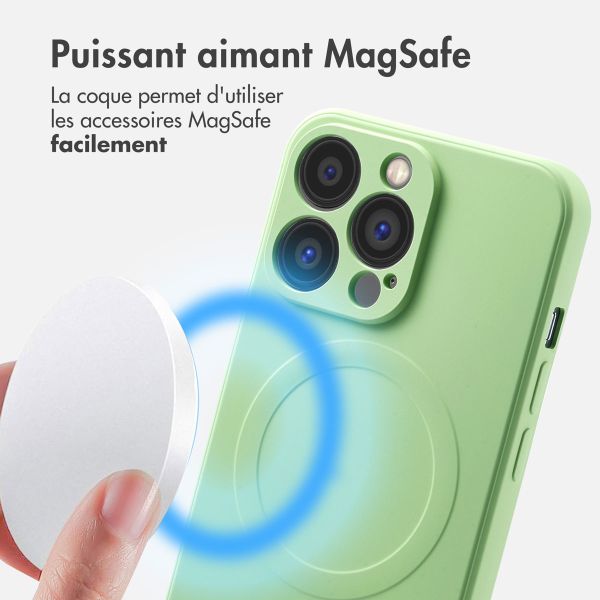 imoshion Coque Couleur avec MagSafe iPhone 13 Pro - Vert