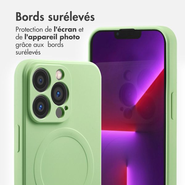 imoshion Coque Couleur avec MagSafe iPhone 13 Pro - Vert