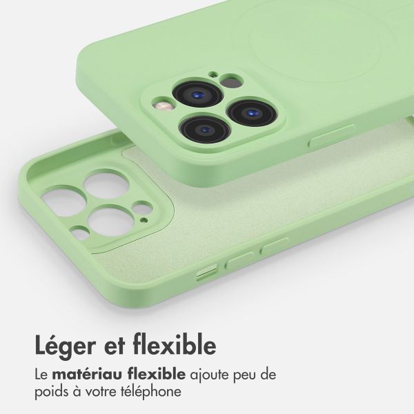 imoshion Coque Couleur avec MagSafe iPhone 13 Pro - Vert