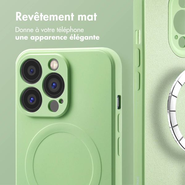 imoshion Coque Couleur avec MagSafe iPhone 13 Pro - Vert