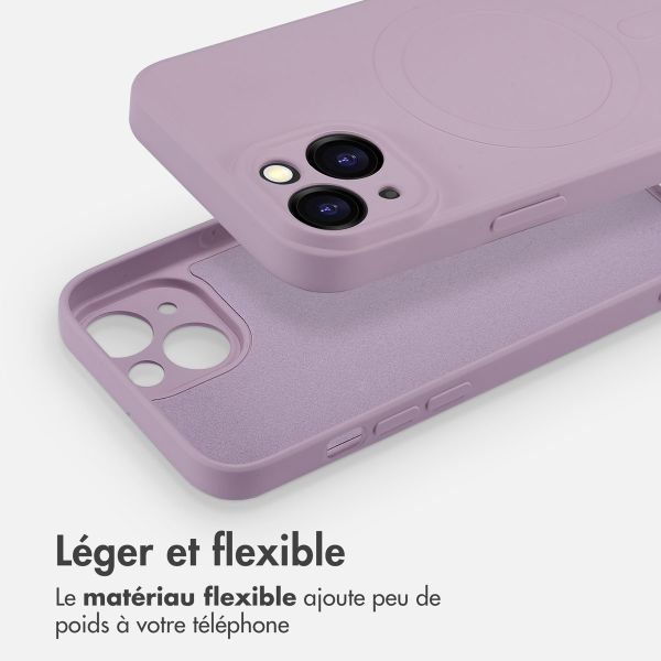 imoshion Coque Couleur avec MagSafe iPhone 14 - Violet