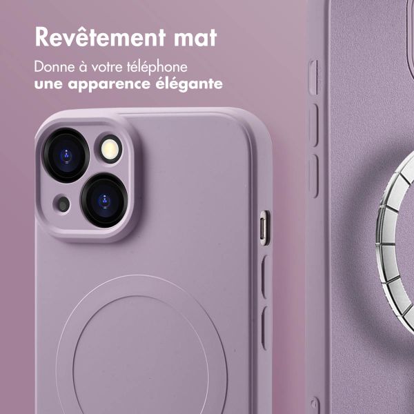 imoshion Coque Couleur avec MagSafe iPhone 14 - Violet